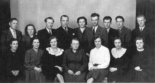 Augusta Helga med familie